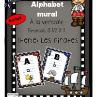 alphabet-mural-bleu-et-rouge-8-demi-X-11-Pirates-script-seulement-page-1
