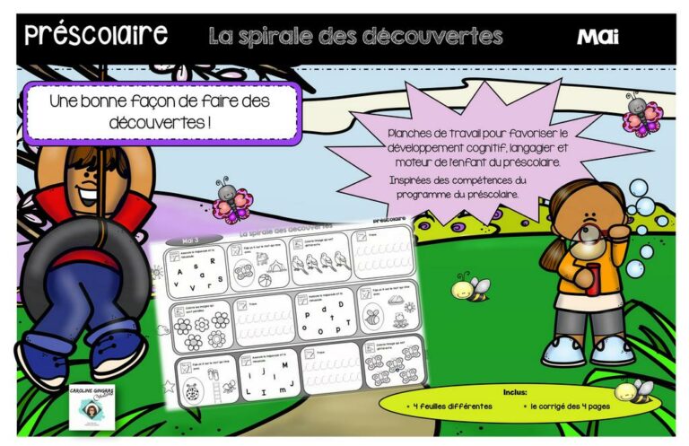 Spirale des découvertes MAI Préscolaire Caroline