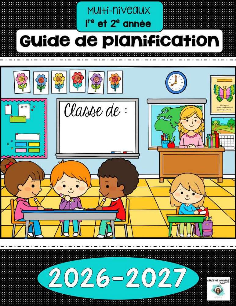 Planificateur - multi-niveaux 1re et 2e année - 2026-2027