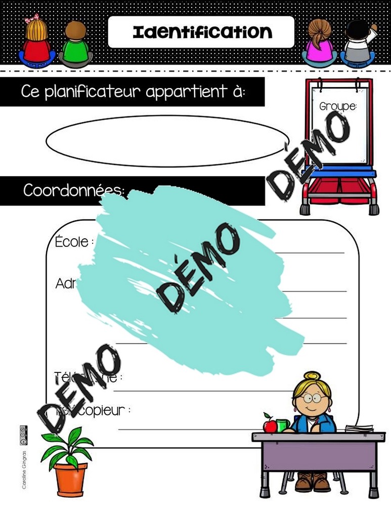 Planificateur - multi-niveaux 1re et 2e année - 2026-2027 – Image 2