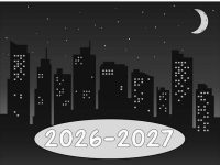 Planificateur - Multi-niveaux - Noir et blanc- 2026-2027