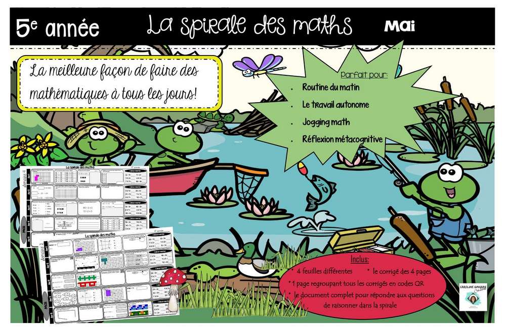 La spirale des maths – 5e année – Mai