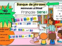 Banque de phrases série 1